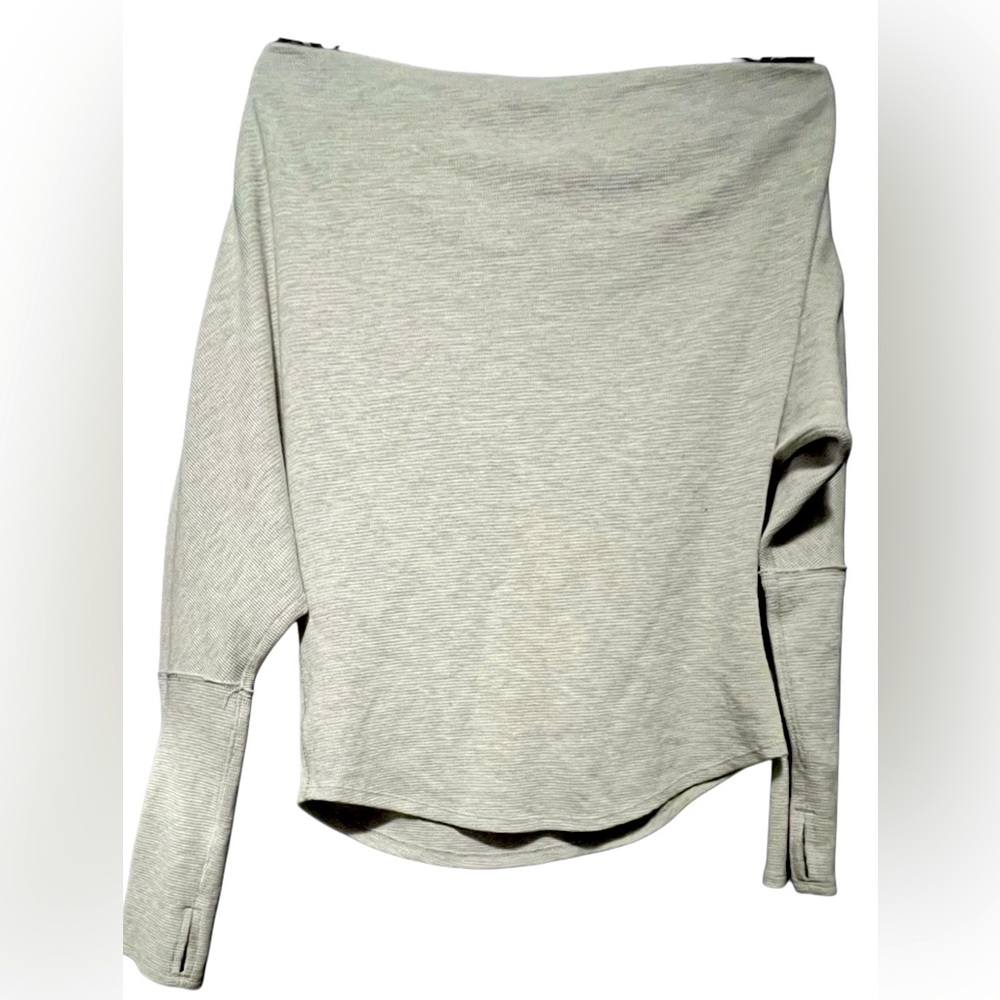 We The Free cowl neck thermal sweater